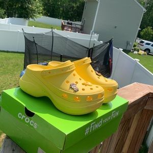 Yellow crocs